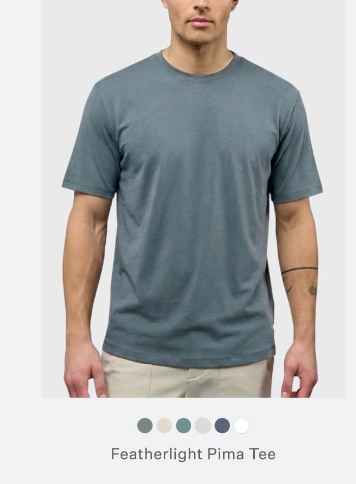 Featherlight Pima Tee