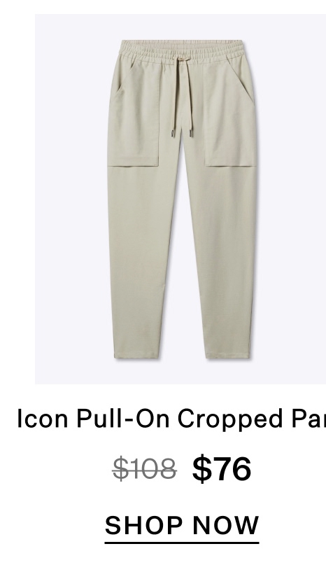 Icon Pull-On Cropped Pant