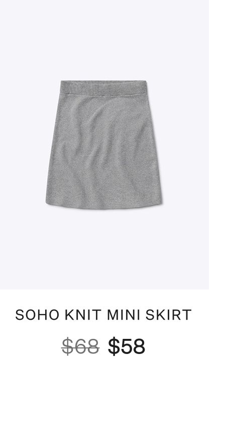 SOHO KNIT MINI SKIRT