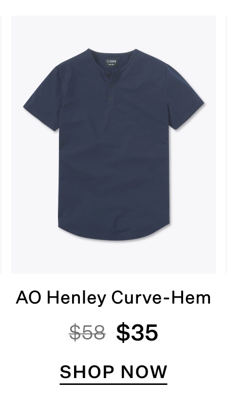 AO Henley Curve-Hem