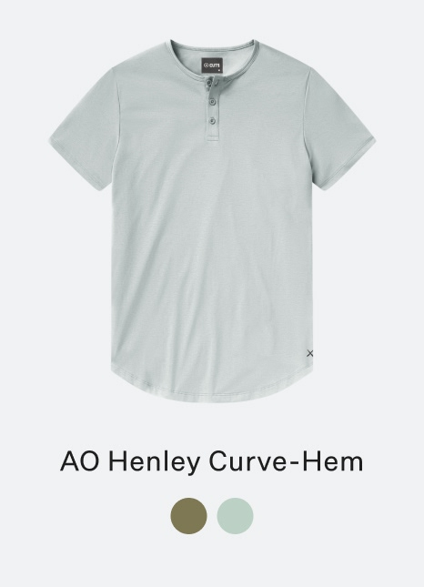 AO Henley Curve-Hem