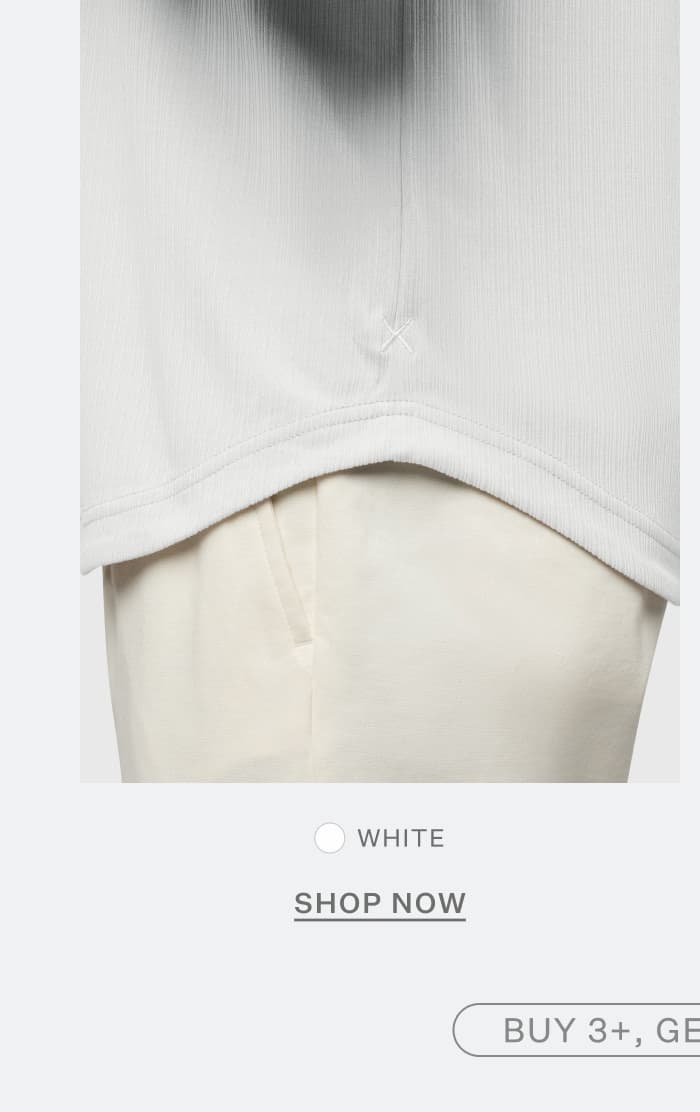 SoHo Ribbed Polo in White