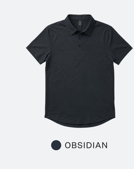 Crossover Polo - Obsidian
