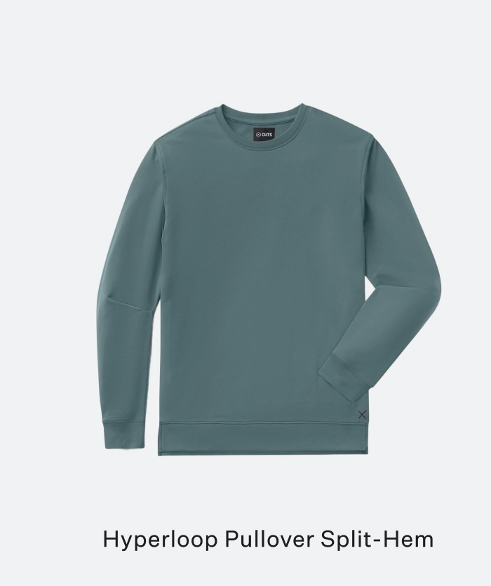 Hyperloop Pullover Split-Hem