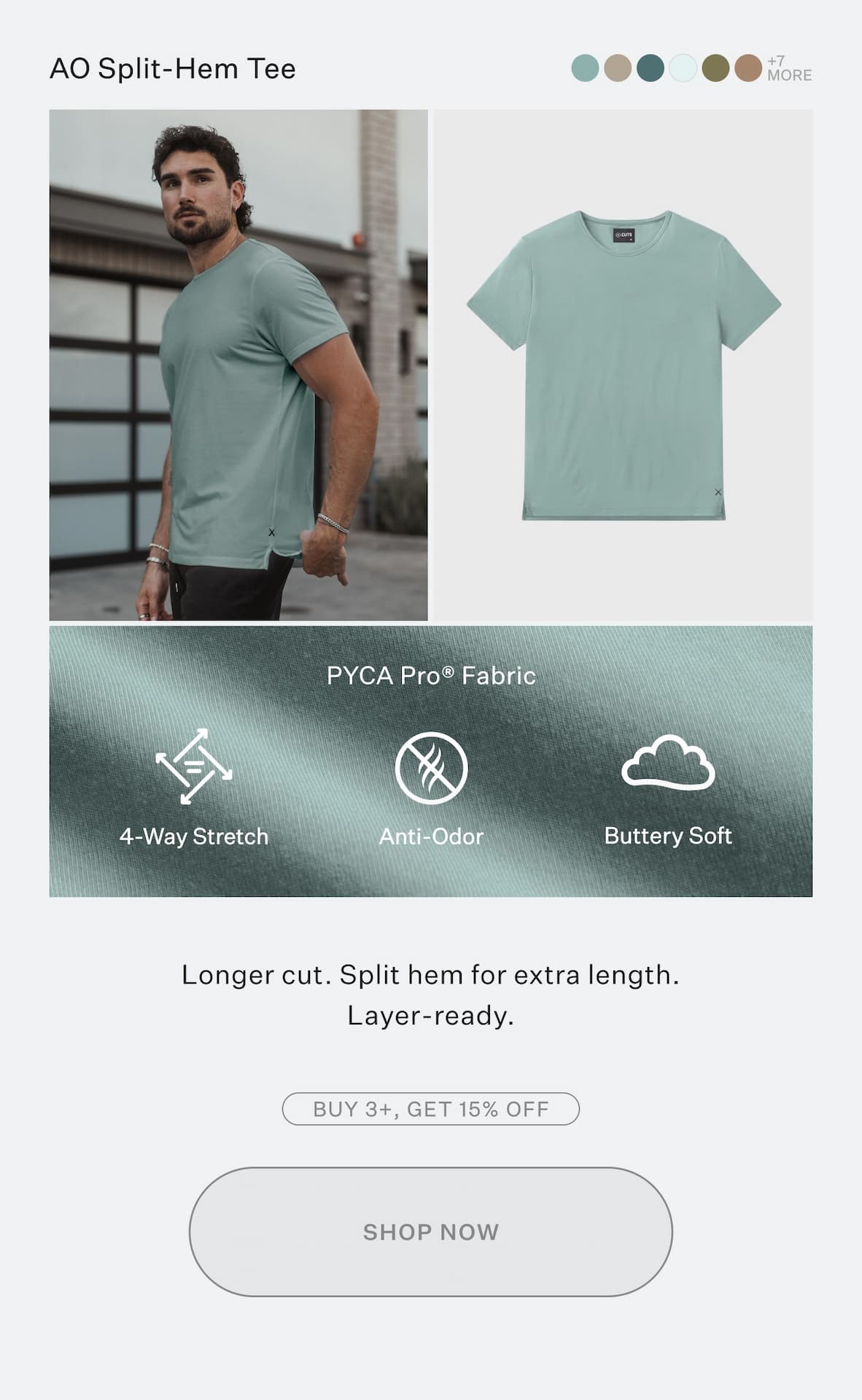 AO Split-Hem Tee