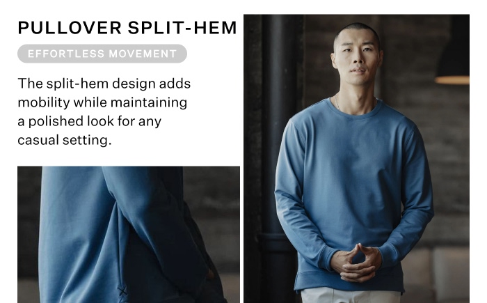 Shop Hyperloop Pullover Split-Hem