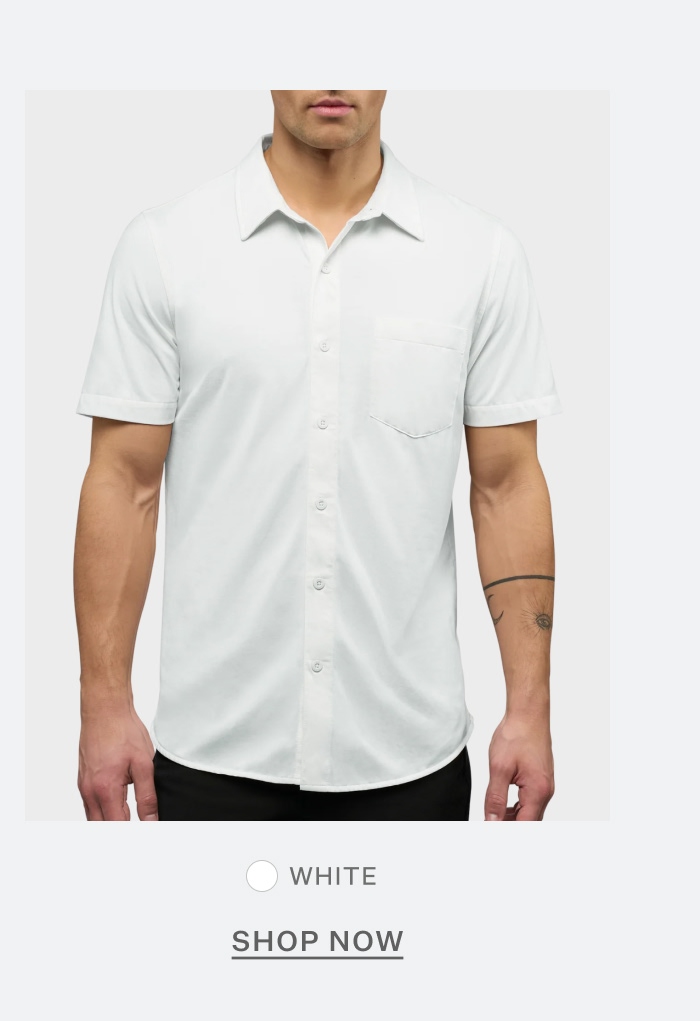AO Button Up in White