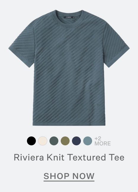 Riviera Knit Textured Tee