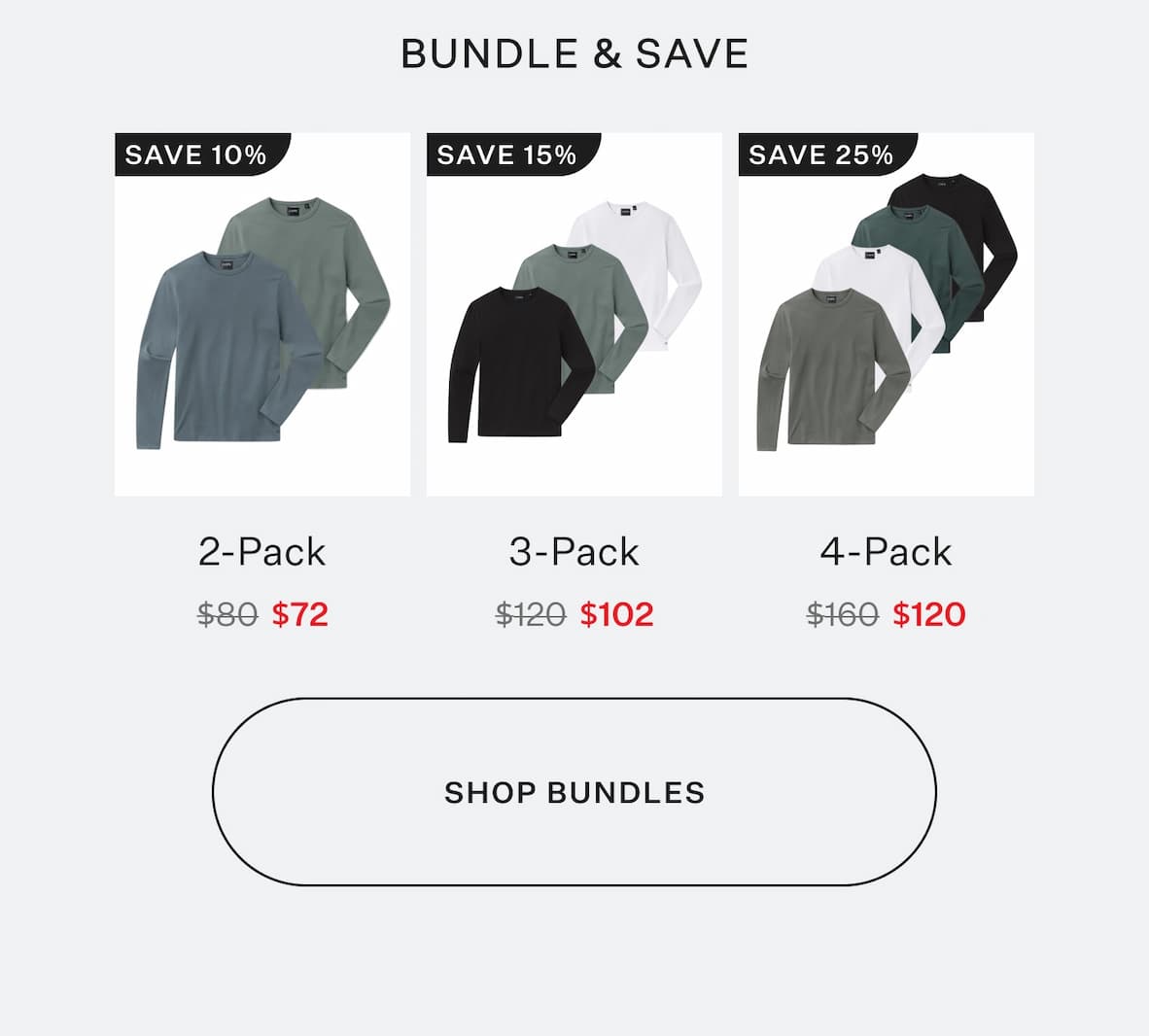 BUNDLE AND SAVE