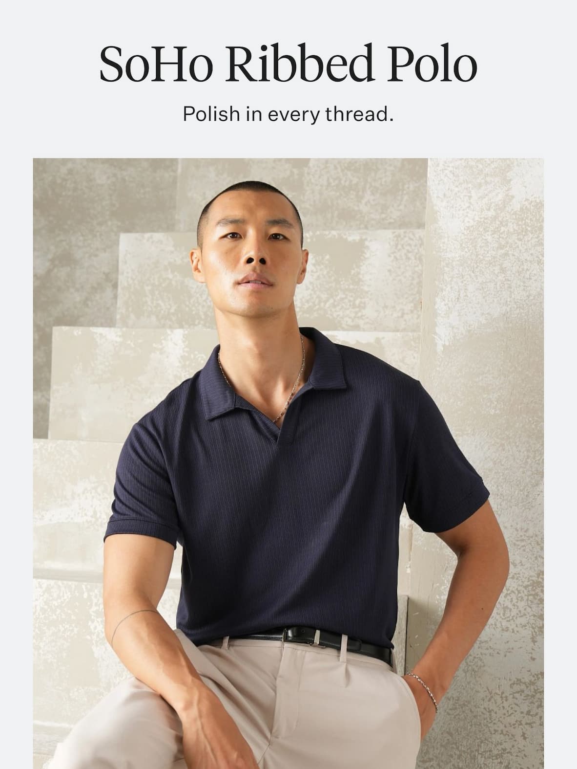SoHo Ribbed Polo