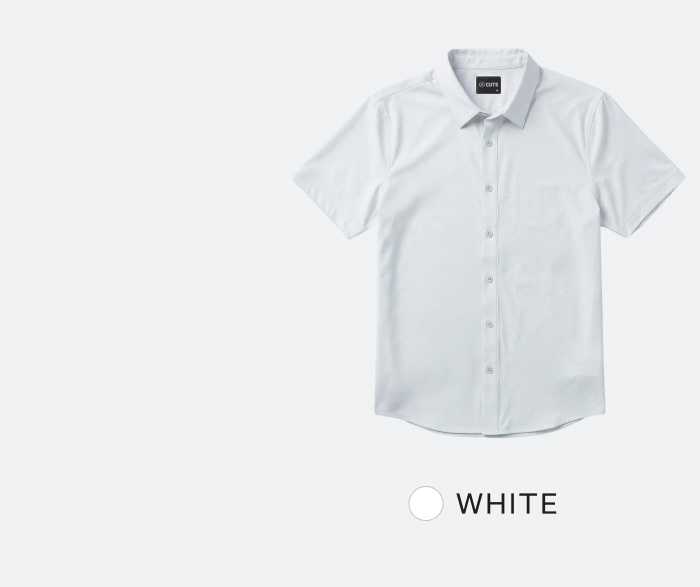 Crossover Button Up - White