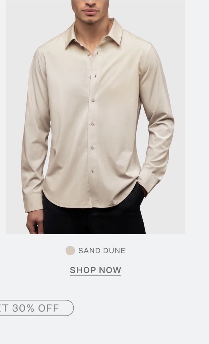 SoHo Long Sleeve Button Up in Sand Dune