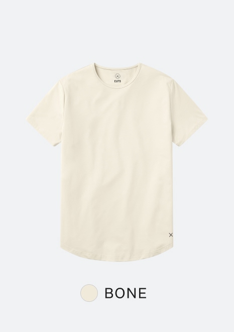Crossover Tee - Bone