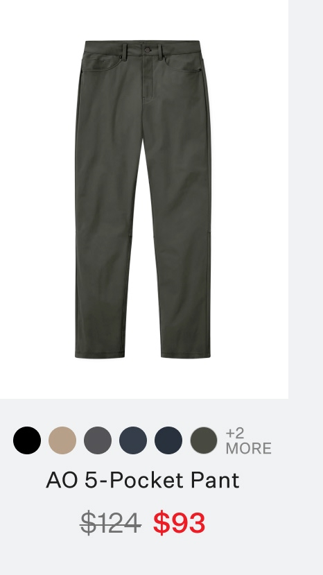 AO 5-Pocket Pant