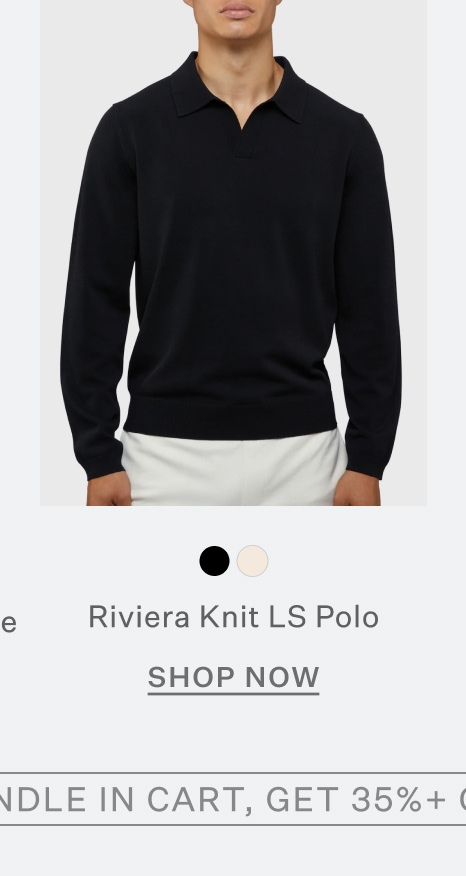 Riviera Knit Long Sleeve Polo