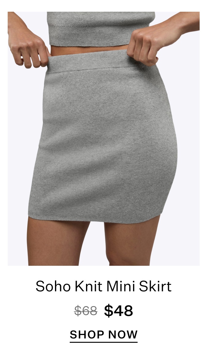Soho Knit Mini Skirt