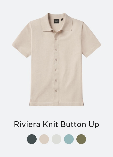 Riviera Knit Button Up