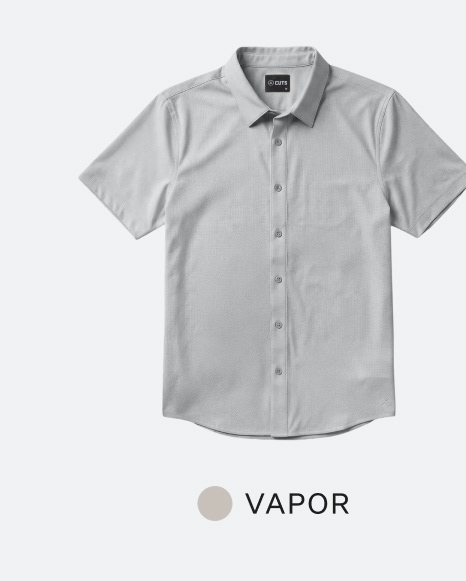 Crossover Button Up - Vapor
