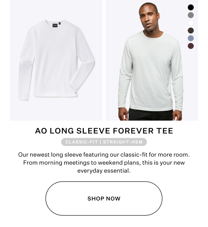 AO Forever Long Sleeve Classic-Fit Tee