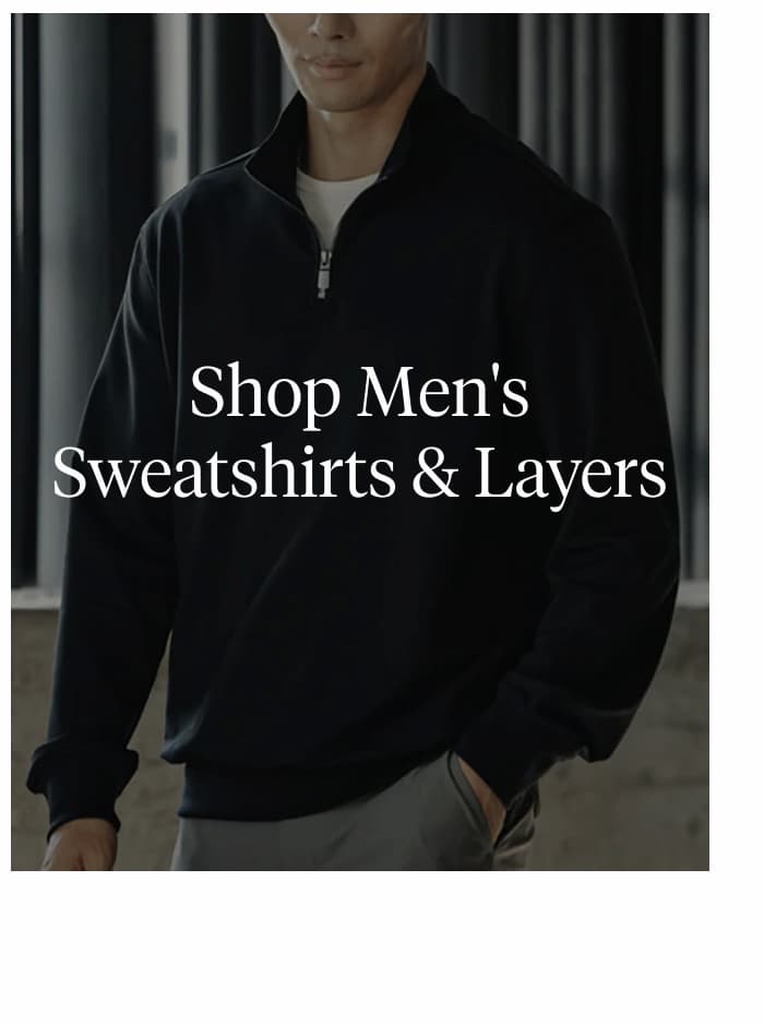 Shop Men's Sweatshirts & Layers