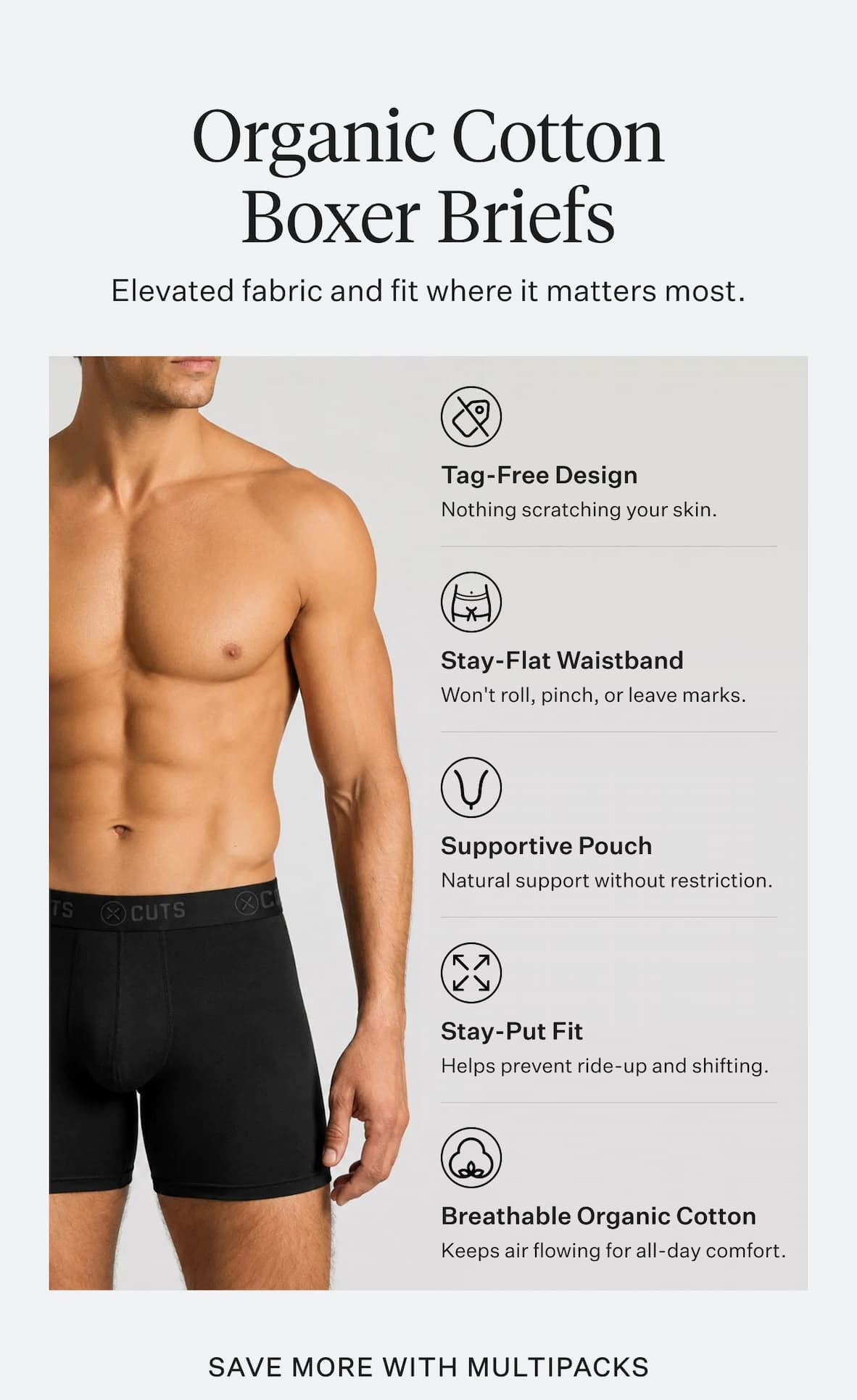Organic Cotton Boxer Briefs