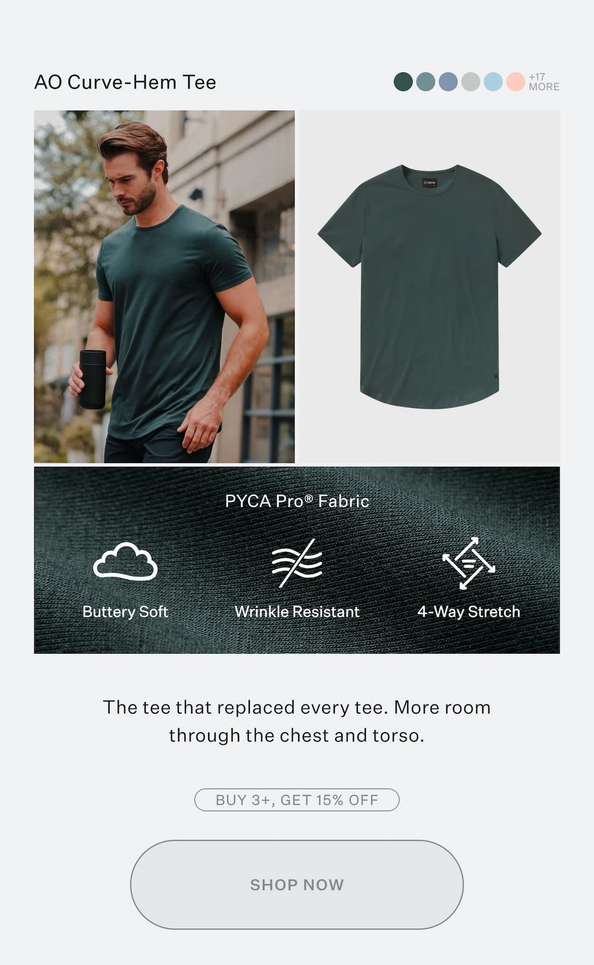 AO Curve-Hem Tee
