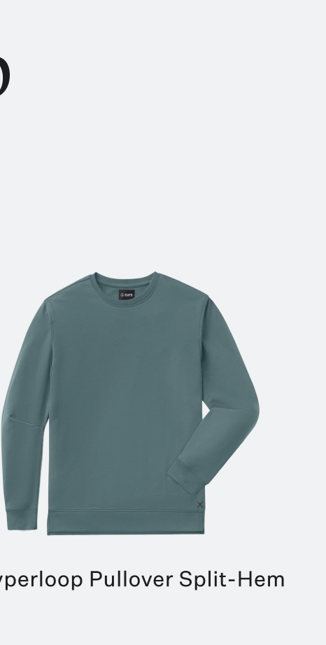 Hyperloop Pullover Split-Hem