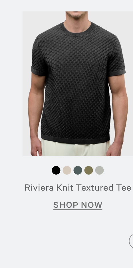 Riviera Knit Textured Tee