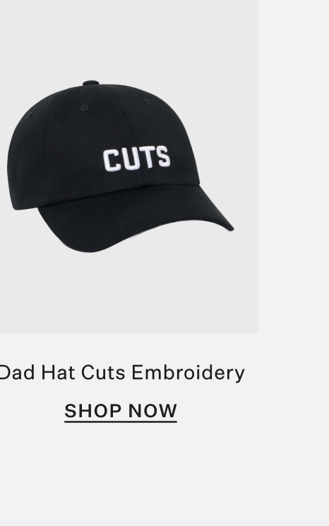 Dad Hat Cuts Embroidery