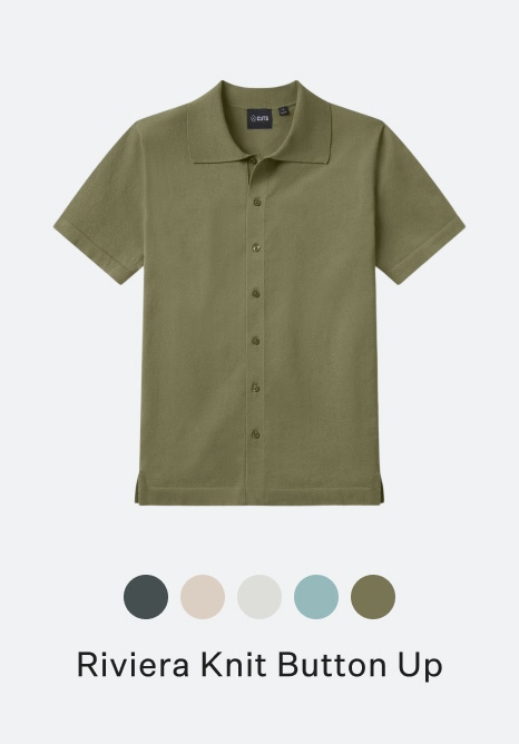 Riviera Knit Button Up