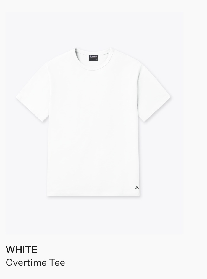 Overtime Oversized Tee - White