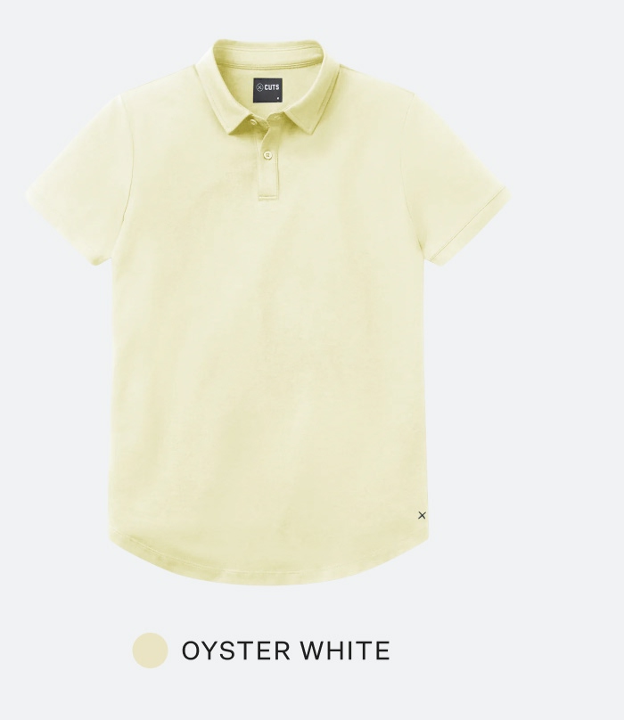 AO Polo - Oyster White