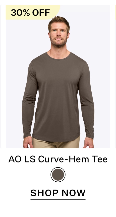 Ao LS Curve-Hem Tee