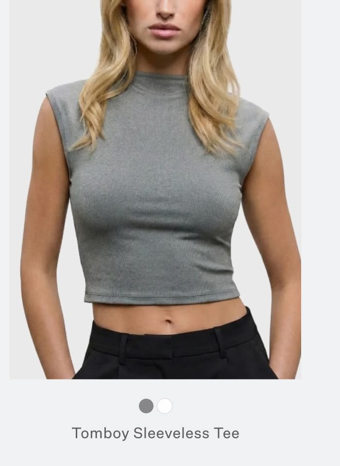 Sleeveless Tomboy Tee