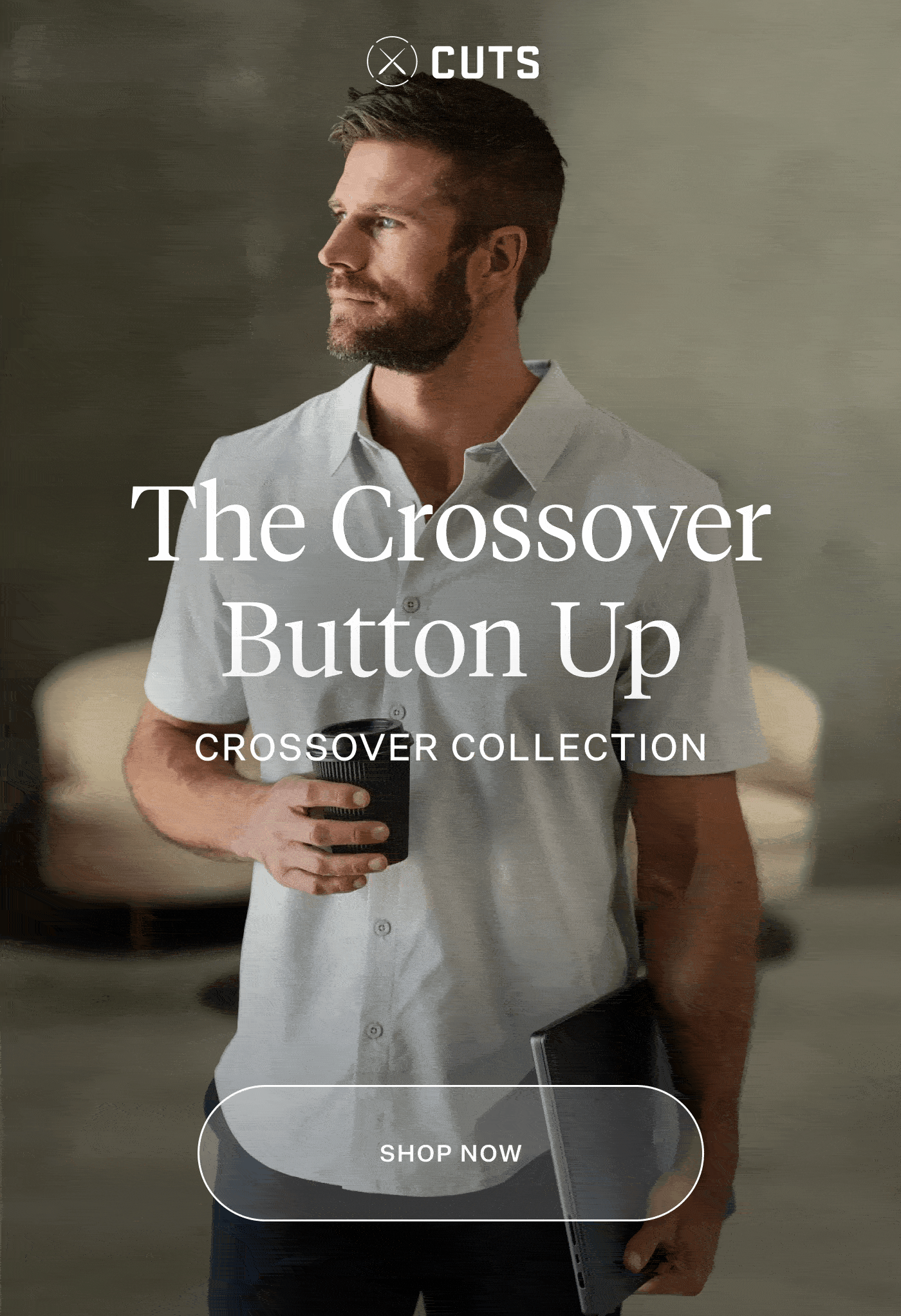 The Crossover Button Up
