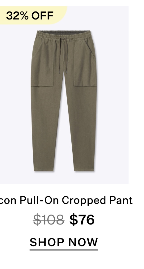 Icon Pull-On Cropped Pant