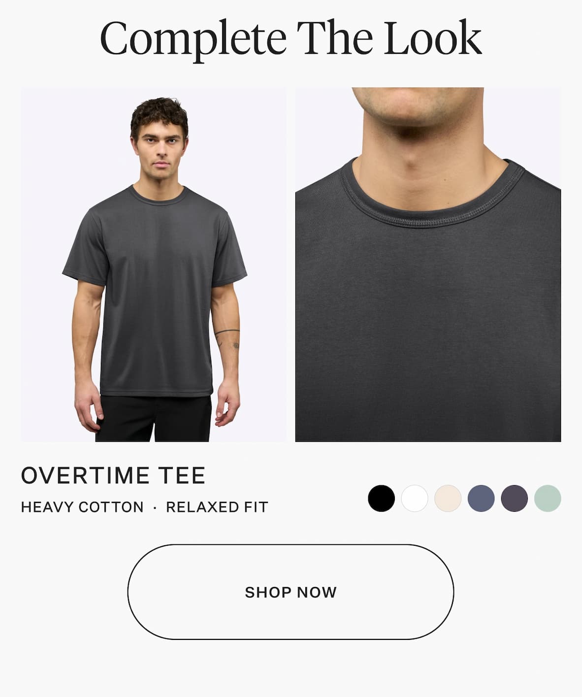 Overtime Oversized Tee