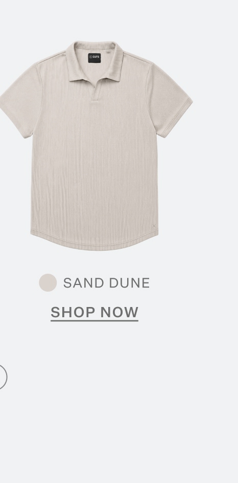 SoHo Ribbed Polo in Sand Dune