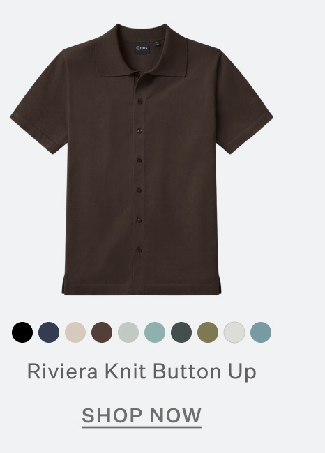 Riviera Knit Button Up