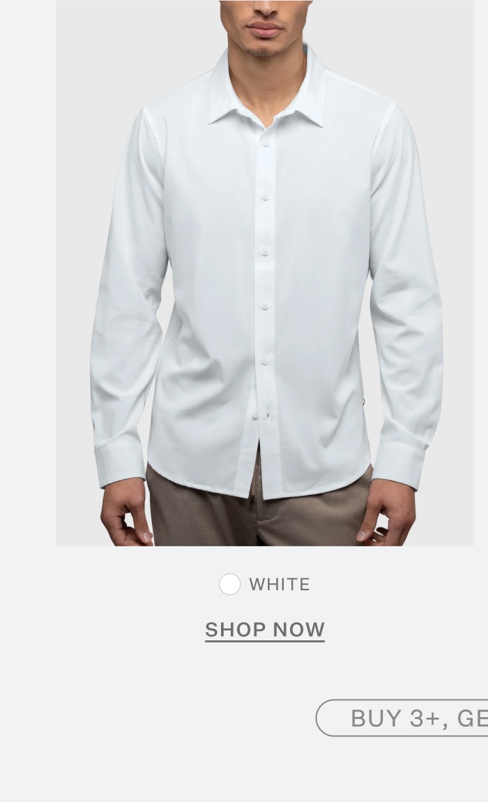 SoHo Long Sleeve Button Up in White