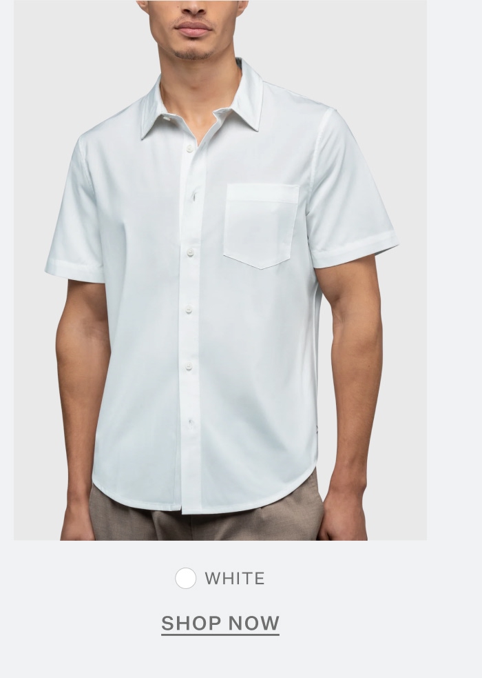 SoHo Short Sleeve Button Up in White