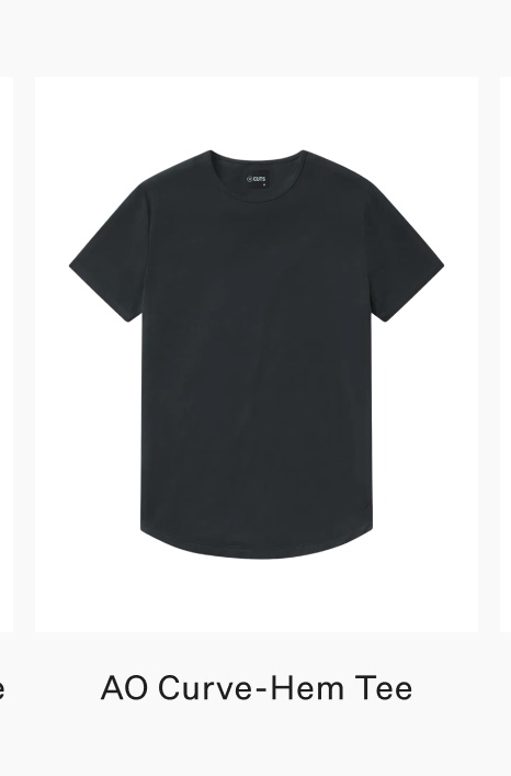 Ao Curve-Hem Tee