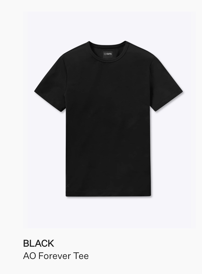 AO Forever Classic-Fit Tee - Black