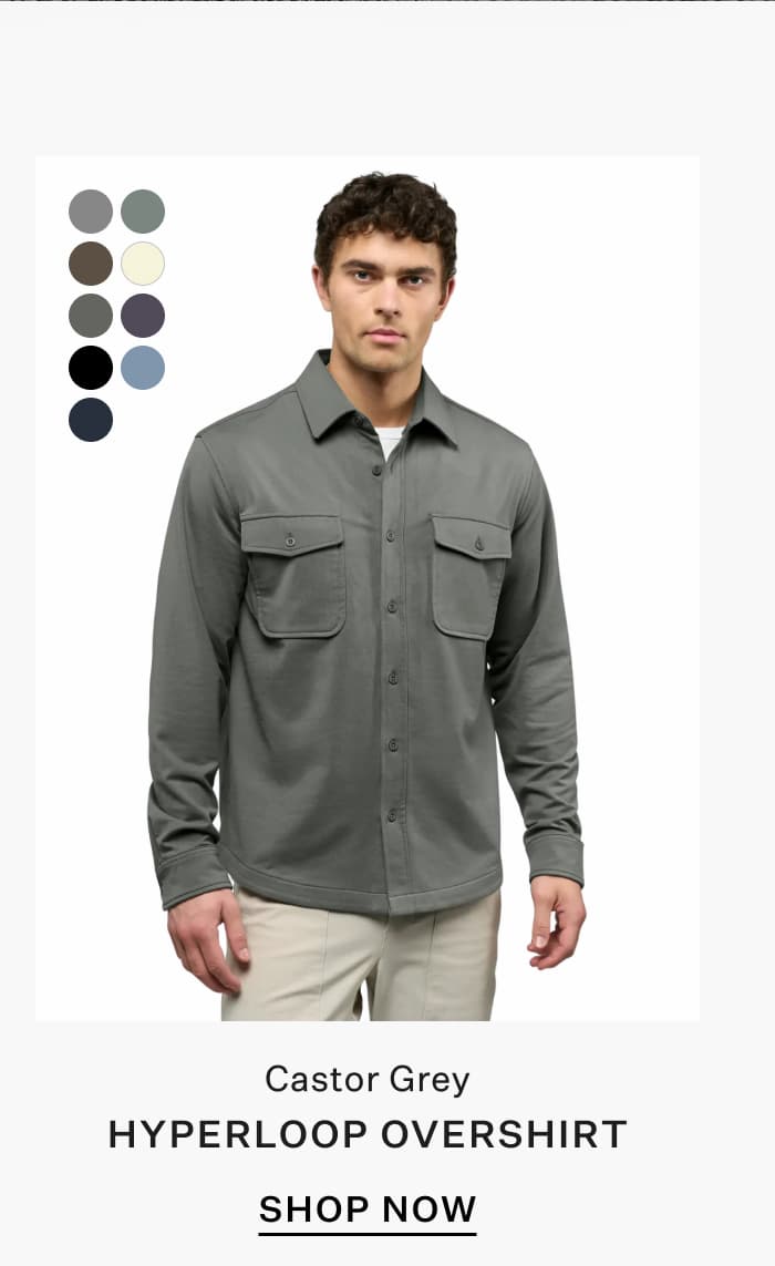 Castor Grey Hyperloop Overshirt