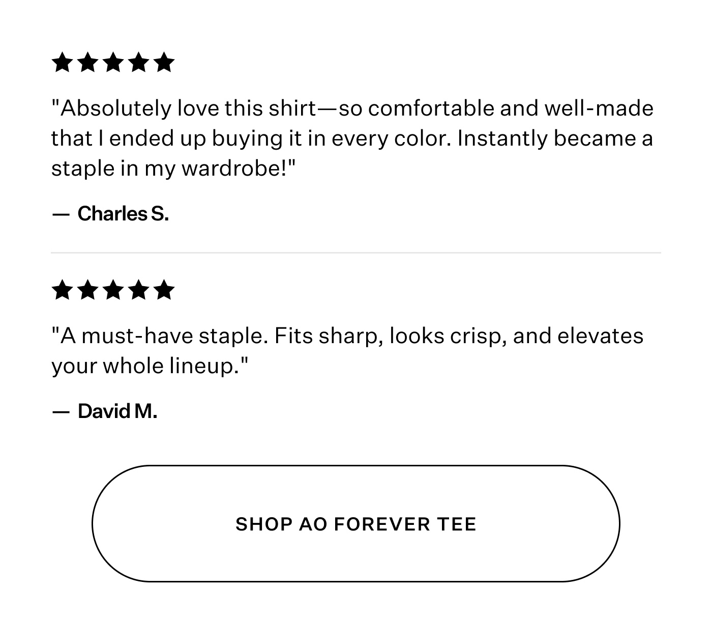 Shop AO Forever Tee