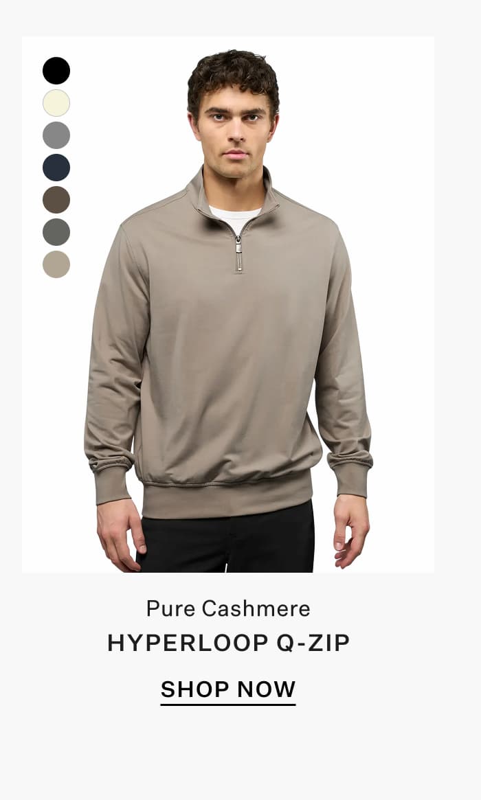 Pure Cashmere Hyperloop Q-Zip