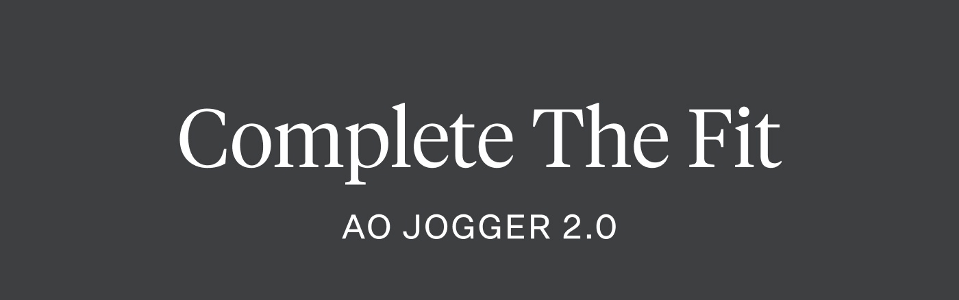 Complete the Fit - AO Jogger 2.0