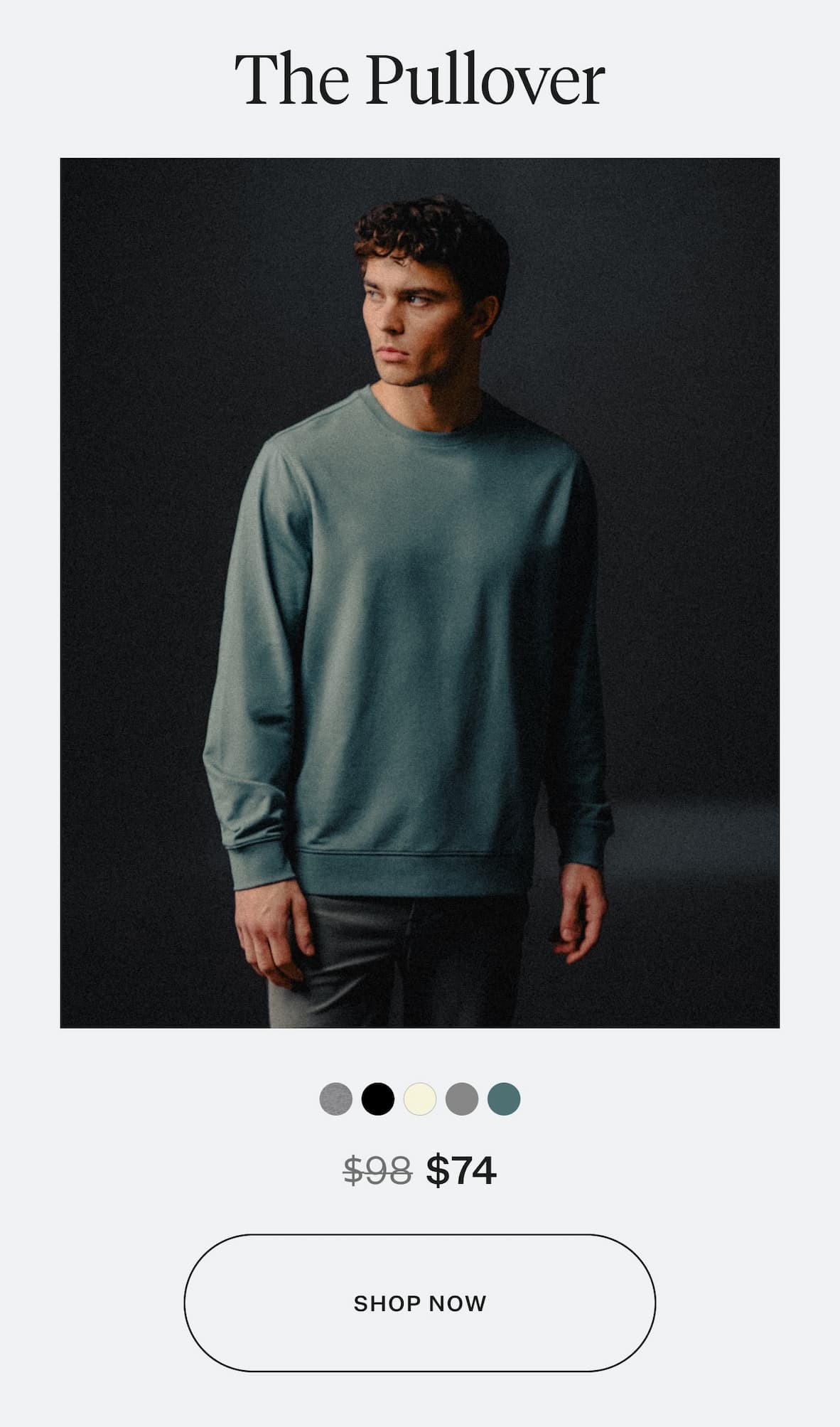 Hyperloop Pullover Split-Hem