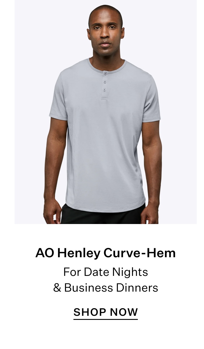 AO Henley Curve-Hem