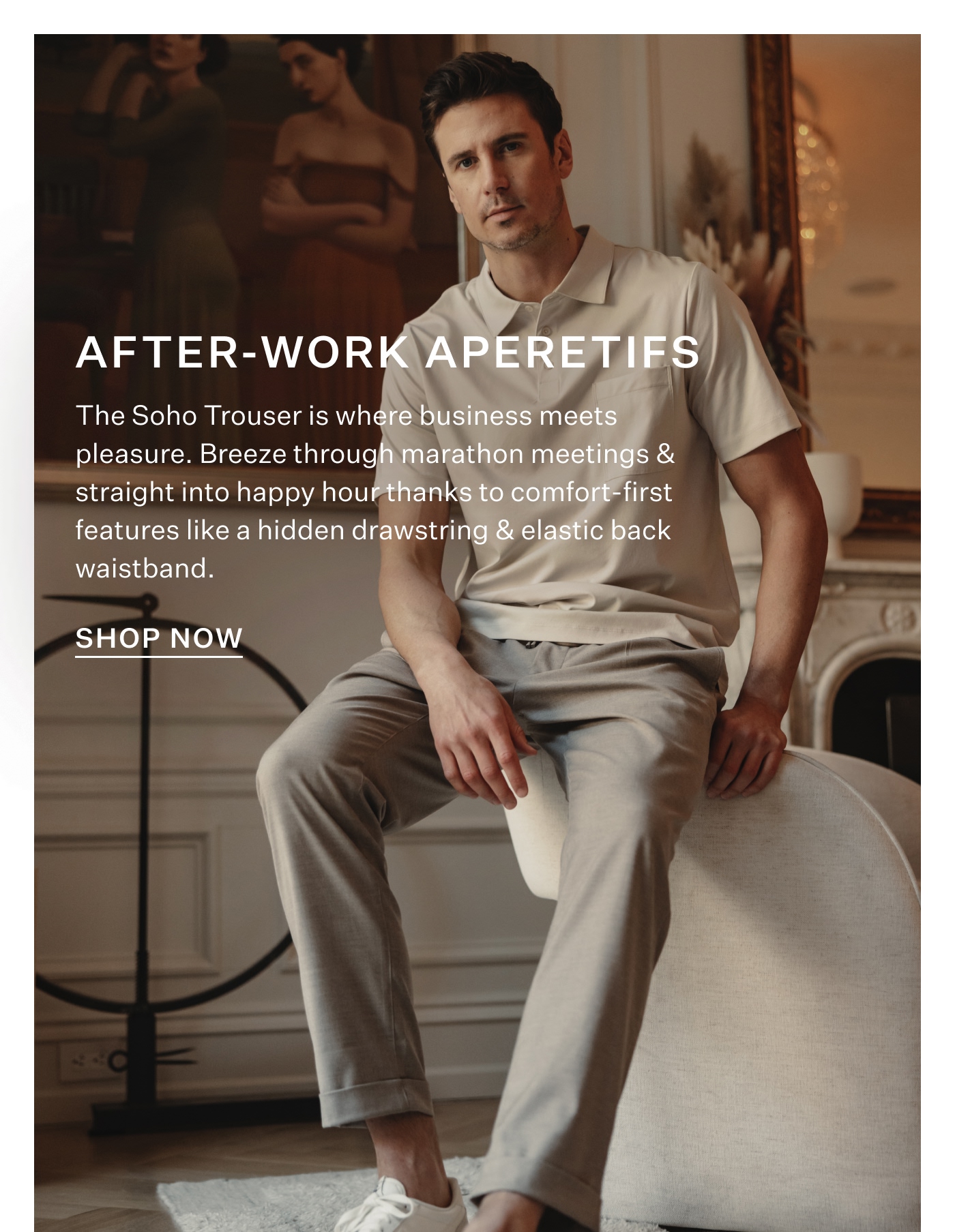 Shop SoHo Trouser - Heather Tobacco